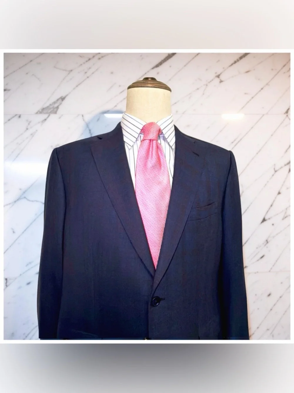 Brioni Men’s Navy Blue Suit | Super 160’s | Luxury | Italian | Tailored